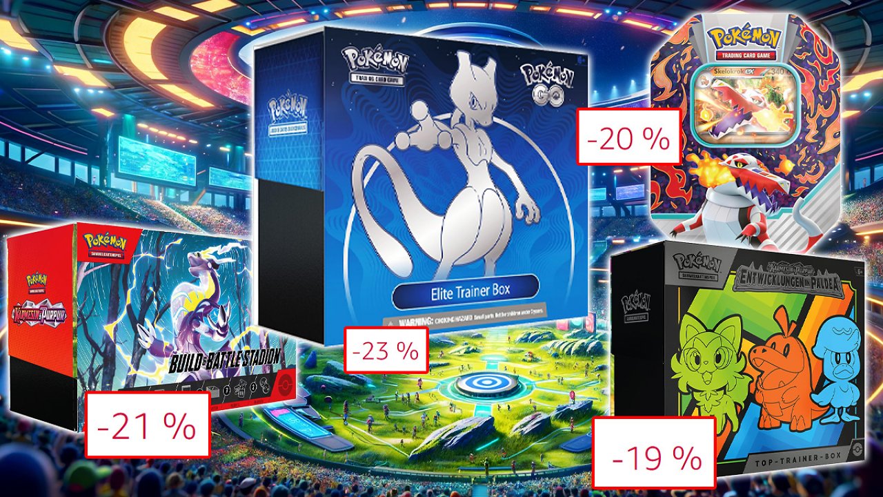 [12/12/2023] Kein Scherz! Bis zu 30 % Rabatt auf Pokémon-Sammelkarten Battle-Stadion, Top-Trainer-Box und vieles mehr im Amazon-Angebot