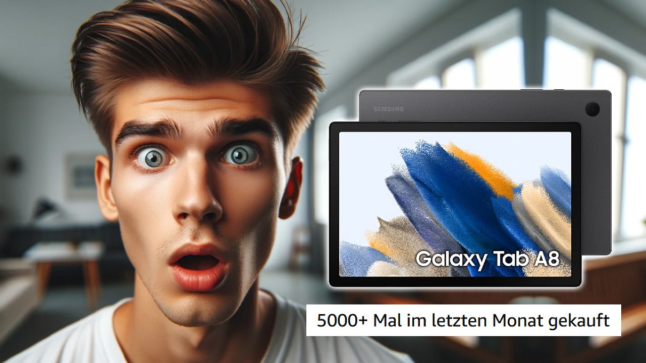 [12/12/2023] Kein Preisfehler: Amazon verschleudert Samsung Galaxy Tab A8 für unter 170 Euro - Bereits 5.000 Mal verkauft!&nbsp;
