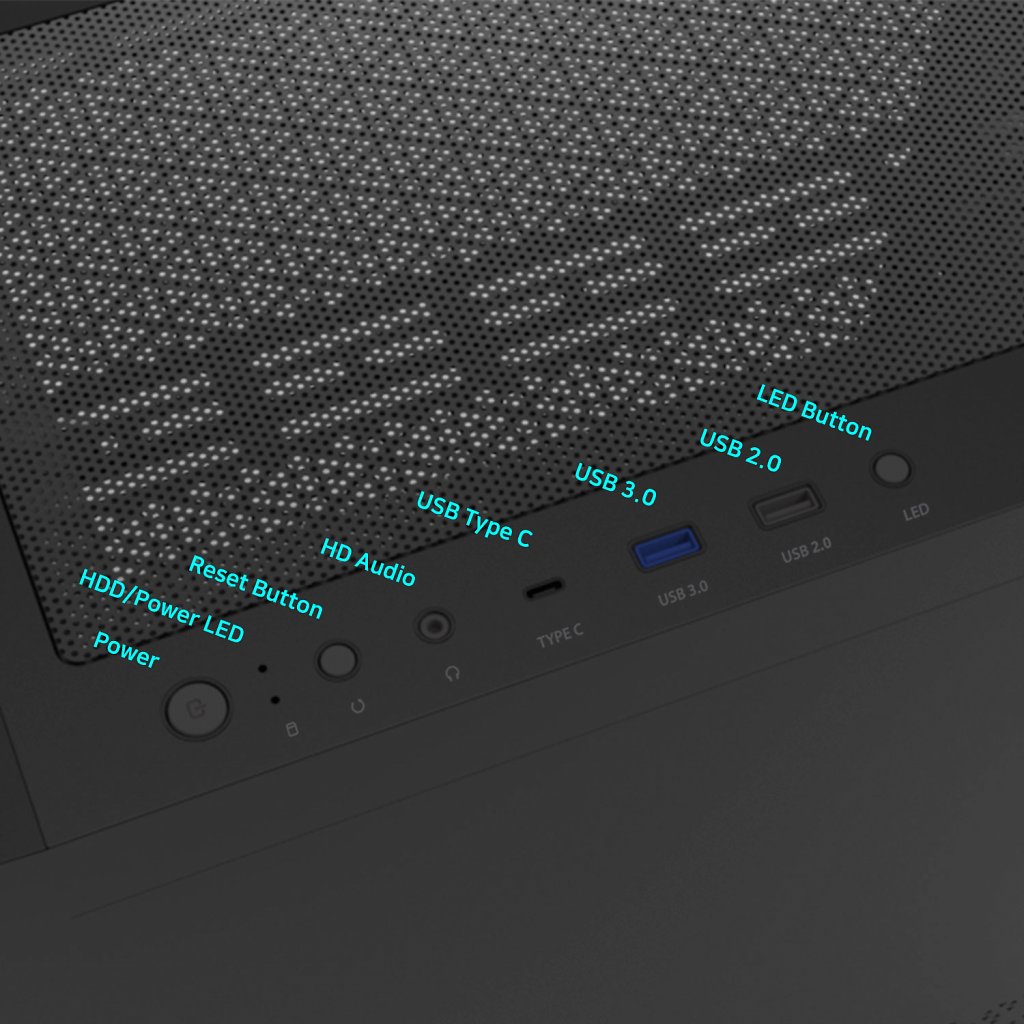 [15/12/2023] Zalman i6: I/O-Panel