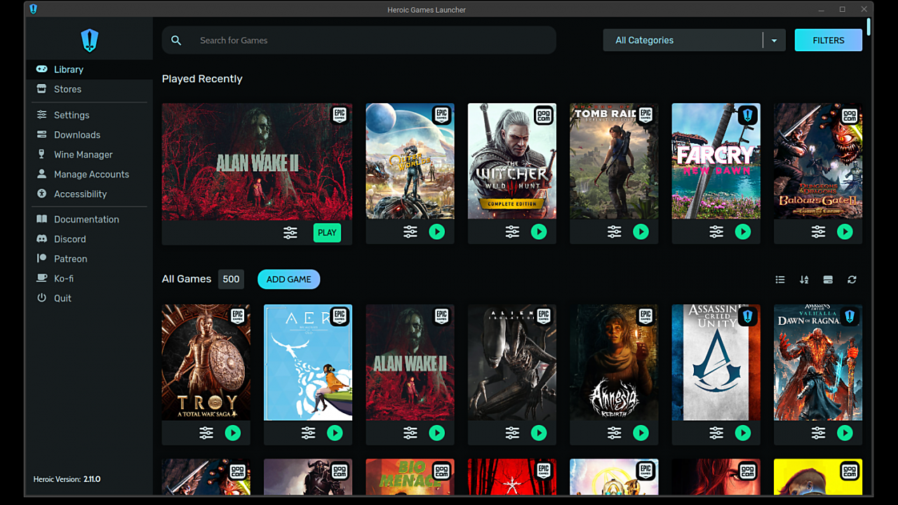 [10/01/2024] Heroic Games Launcher