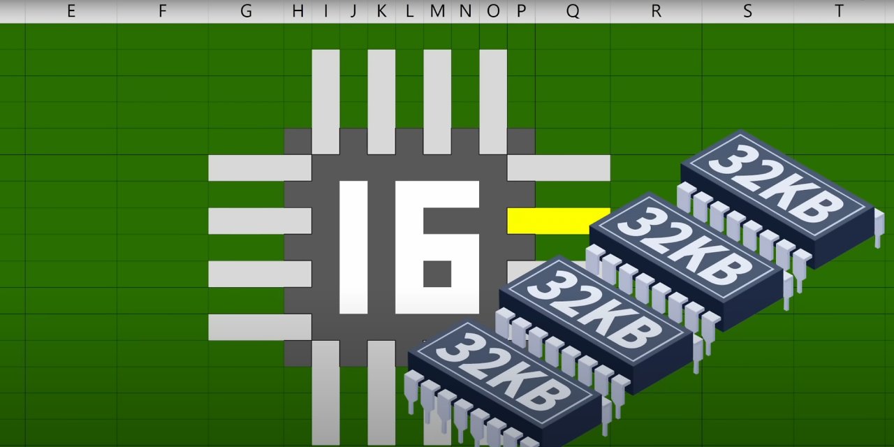 [29/01/2024] Ein Youtuber baut eine 16-Bit-CPU ... in Microsoft Excel. Ohne den Einsatz von VBA-Skripten.&nbsp;