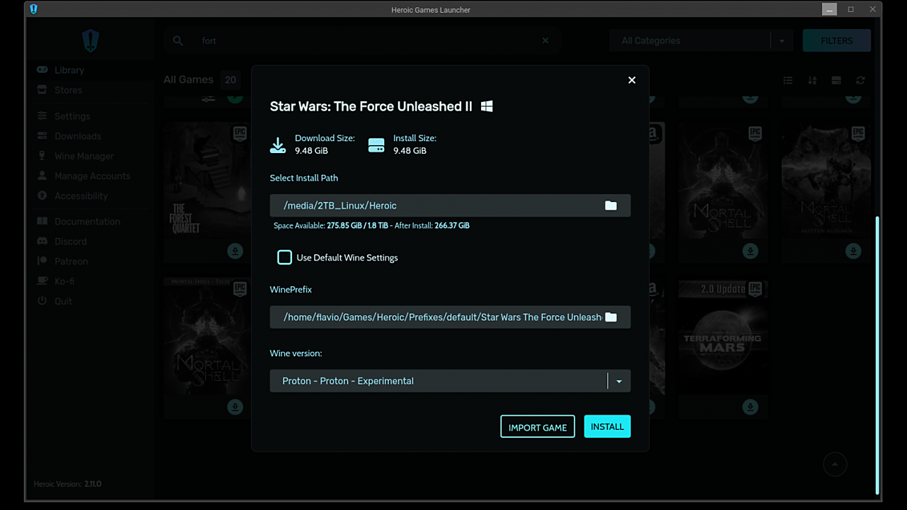 [10/01/2024] Heroic Games Launcher