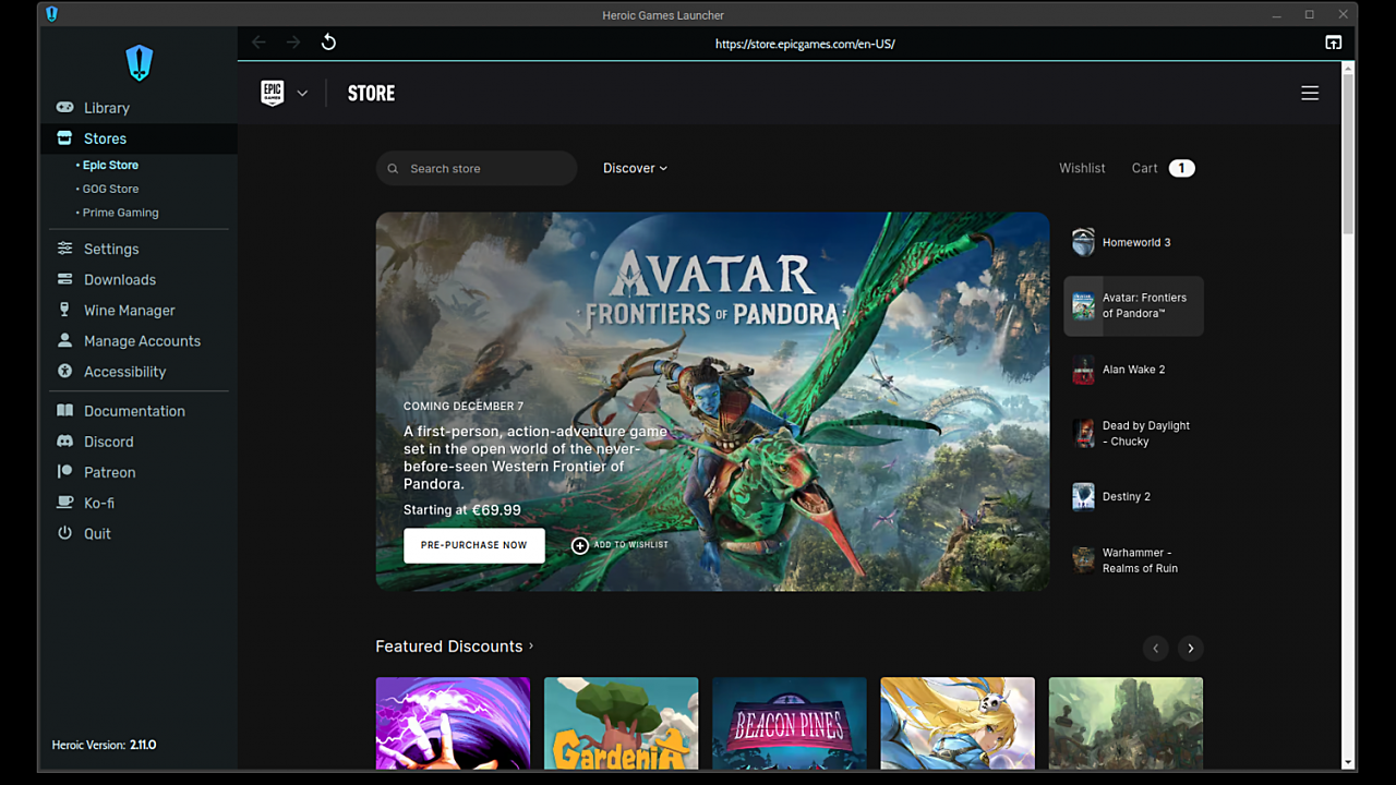 [10/01/2024] Heroic Games Launcher