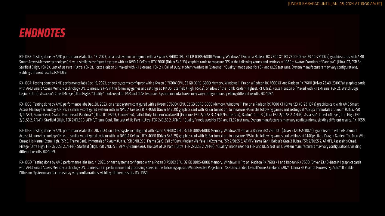 [08/01/2024] AMD Radeon RX 7600 XT 16GB Reveal: Full Press Deck (18)