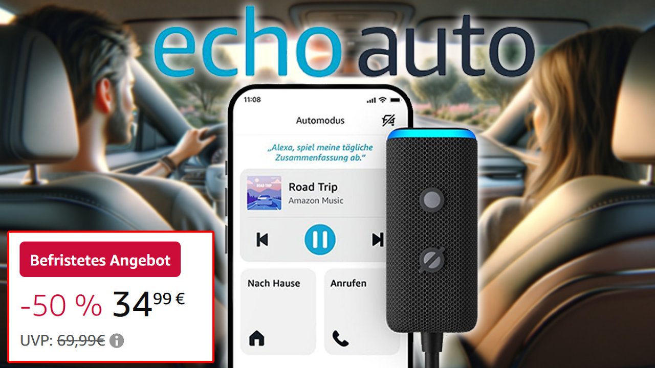 [10/01/2024] Kein Scherz! Amazon Alexa zum halben Preis für das Auto - Jetzt 50 % Rabatt auf Echo Auto sparen&nbsp;