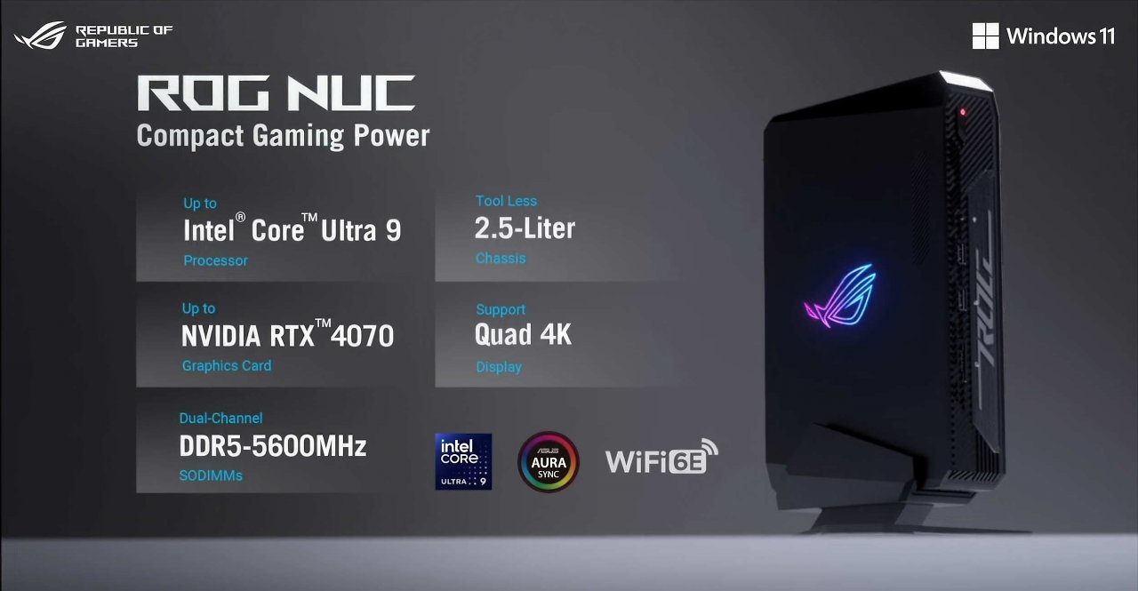 [09/01/2024] Asus ROG NUC