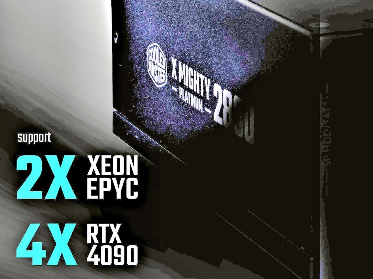 [08/01/2024] Neue X-Mighty-Netzteile warten beim Hersteller Cooler Master darauf, veröffentlicht zu werden. Diese sollen bis zu 2.800 W für vier RTX 4090 bereitstellen.