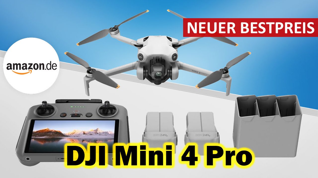 [02/01/2024] DJI Mini 4 Pro Drohne jetzt zum neuen Tiefpreis kaufen
