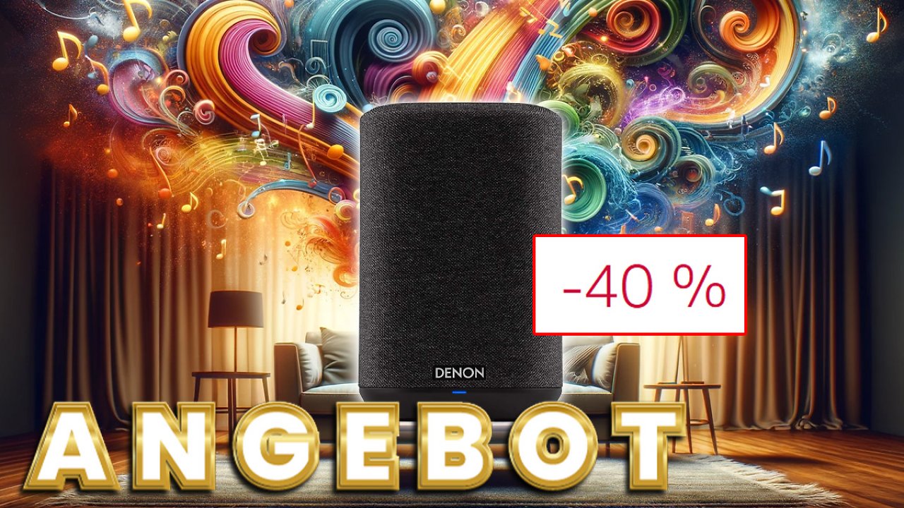 [08/01/2024] Denon, Amazon Alexa und 100 Euro Rabatt: Bei diesem Multiroom-Lautsprecher trifft erstklassiger Sound auf Smart-Home-Komfort