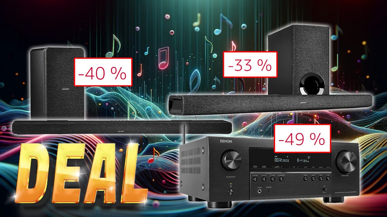 [29/01/2024] Amazon schmeißt Denon Soundbars raus! Bis zu 40 % Rabatt auf Dolby Atmos Soundbars mit Subwoofer