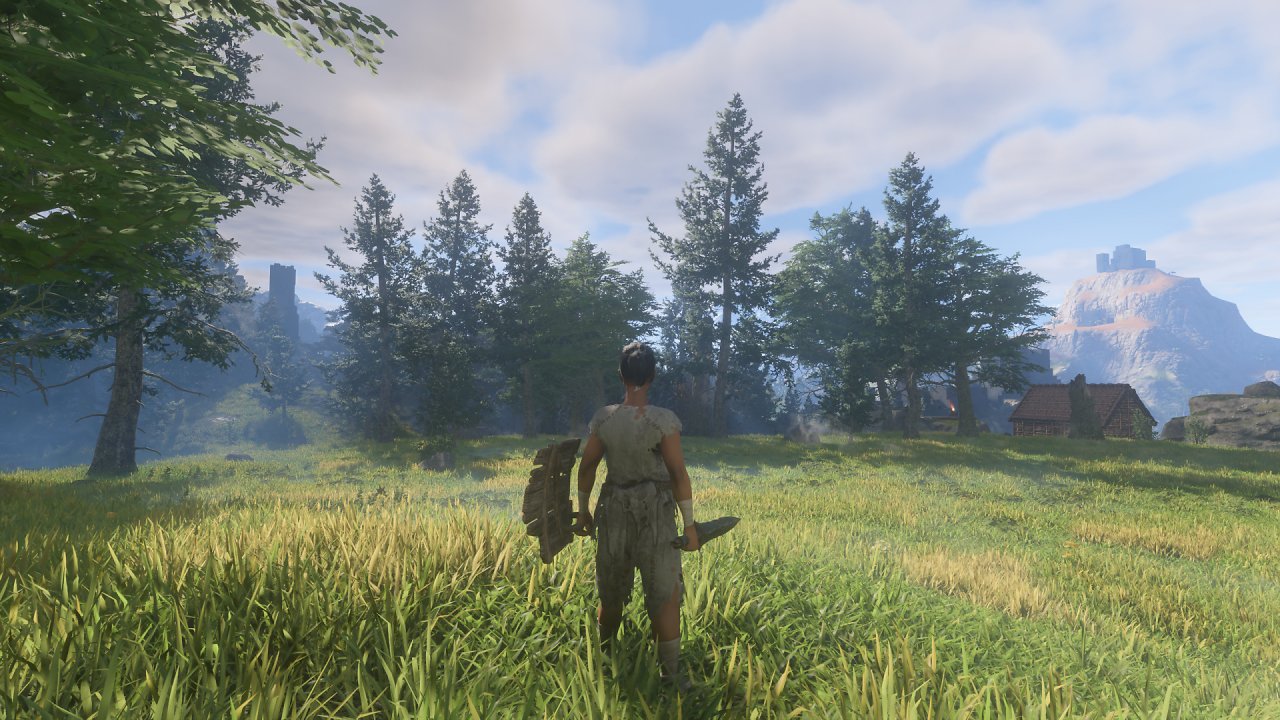 [25/01/2024] Enshrouded Early Access – Die Performance kann sich je nach Tageszeit leicht ändern. Bei diesem Bild und annähernd Mittagszeit liegen die Fps ein wenig höher.