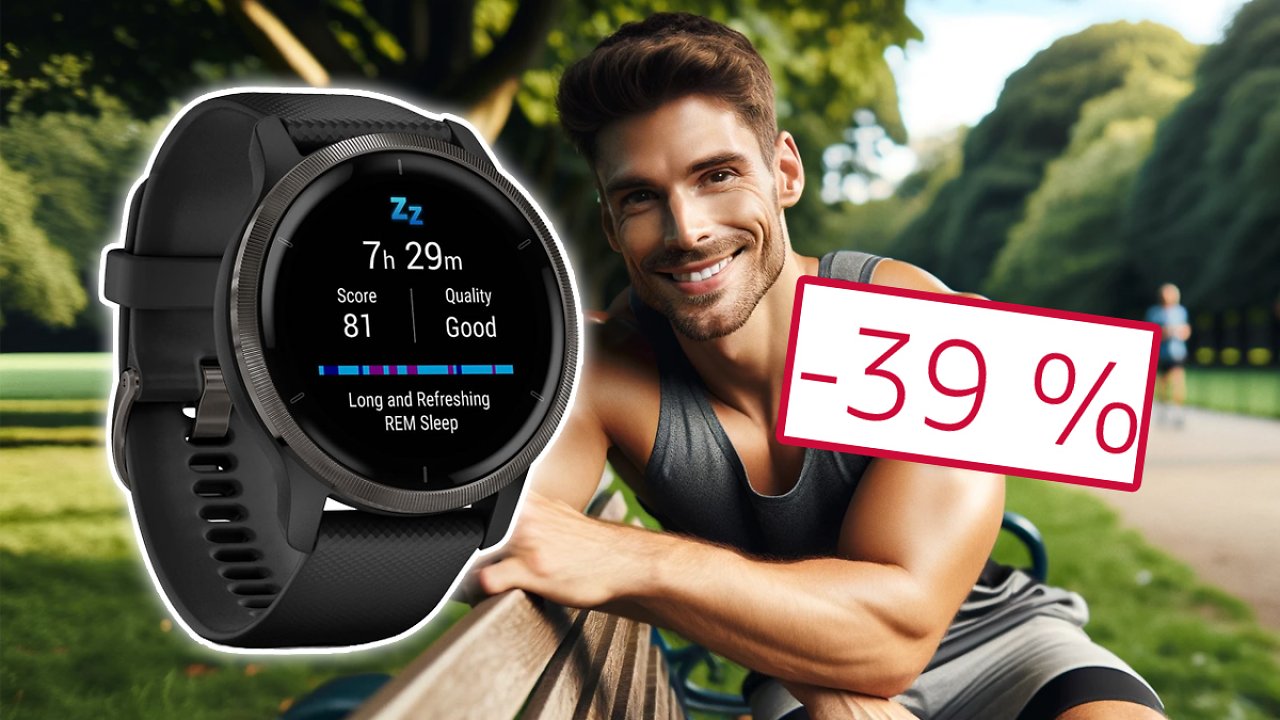 [24/01/2024] Garmin Venu 2 nirgends günstiger: Amazon verschleudert GPS-Fitness-Smartwatch