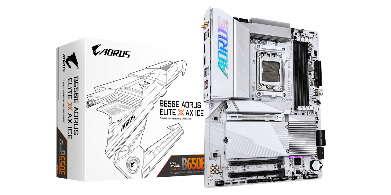 [16/01/2024] Gigabyte B650E Aorus Elite X AX Ice