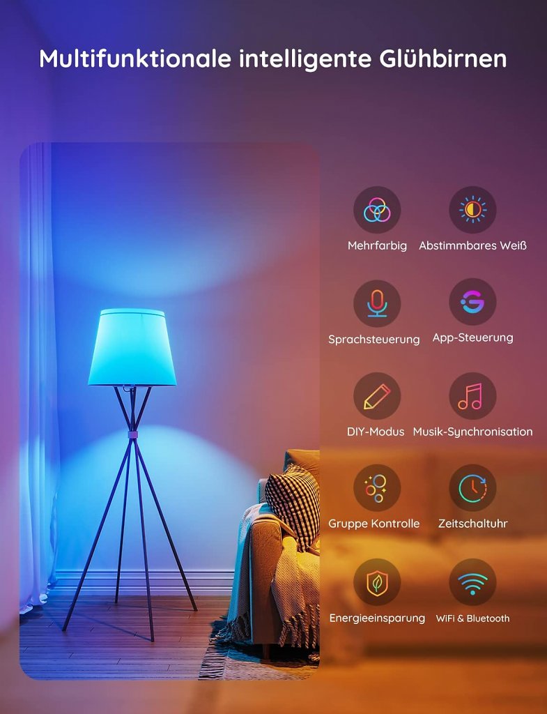 [12/01/2024] Govee Smart Bulb E27 Funktionen