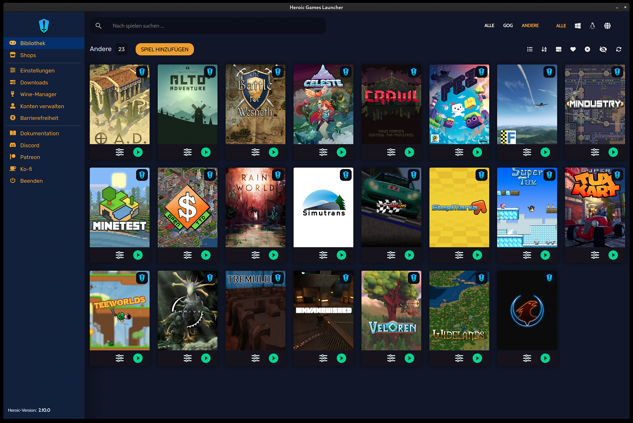 [10/01/2024] Heroic Games Launcher