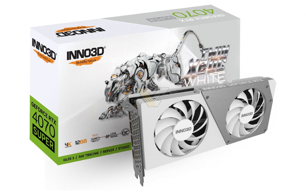 Inno3D RTX 4070 Super Twin X2 White