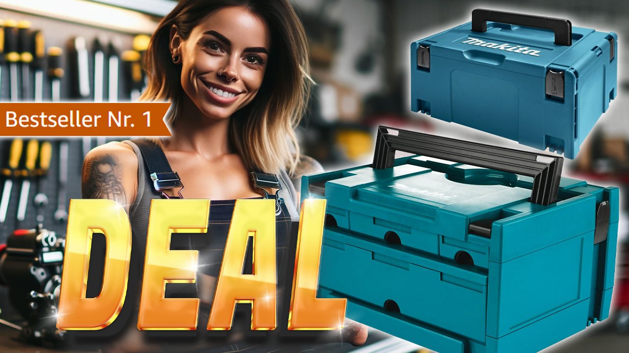 [07/01/2024] Kein Scherz! Fast 100 Euro Rabatt auf Makita Systemkoffer - Werkzeugkoffer ab 22 Euro