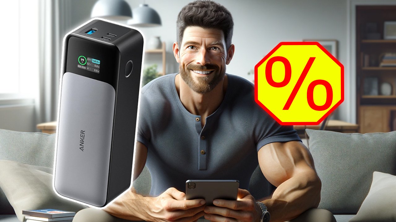 [10/01/2024] Kraftpaket Anker 737 Powerbank stark reduziert: Schnellladen mit 140 Watt & 24.000 mAh