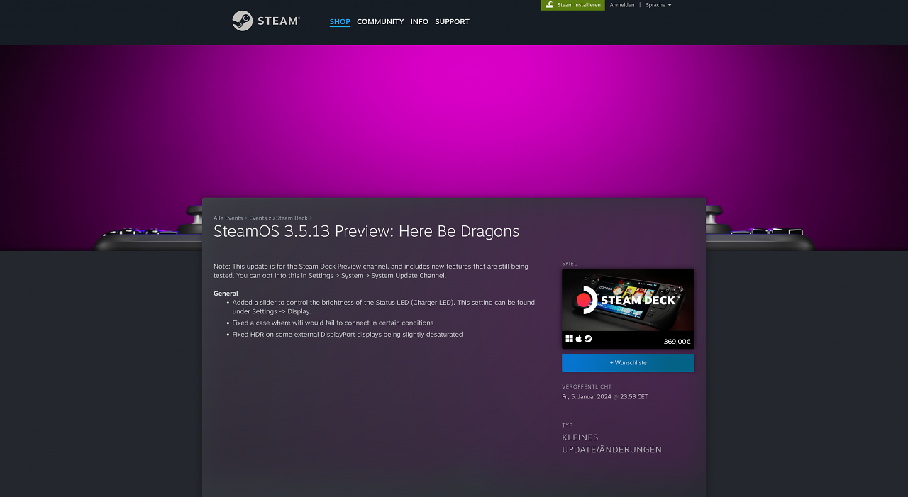 [07/01/2024] SteamOS 3.5.13 Preview