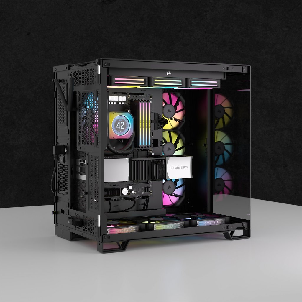 [26/02/2024] Corsair 6500X im Test: Dual-Chamber-Gehäuse im Aquarium-Look und optionaler Holzoptik (1)