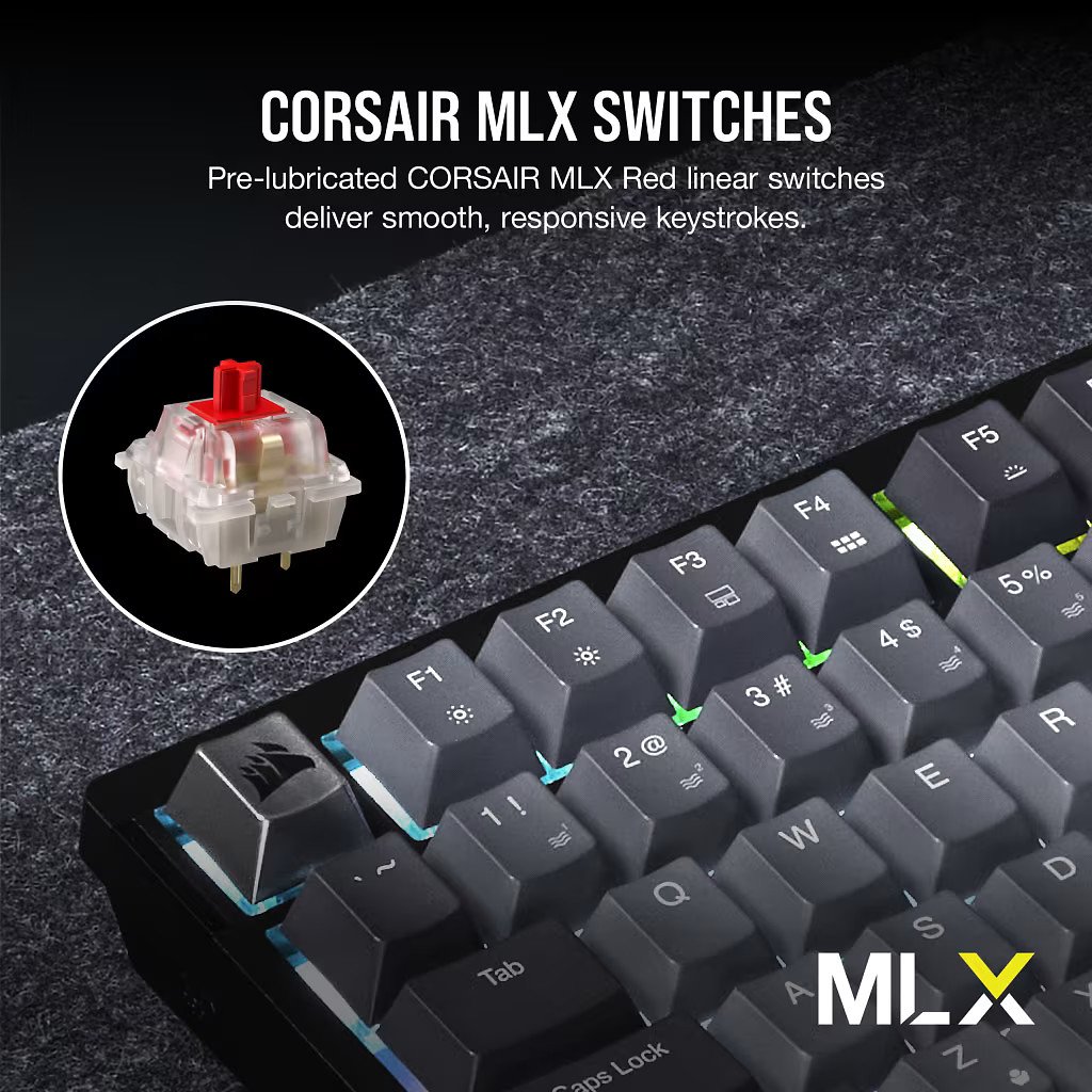 [22/02/2024] Corsair Gaming K65 Plus: Verkleinerte Wireless-Tastatur mit RGB für 160 Euro (4)