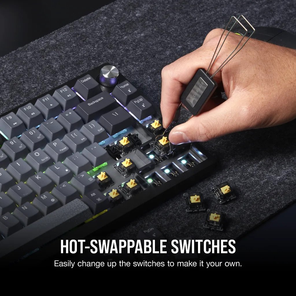 [22/02/2024] Corsair Gaming K65 Plus: Verkleinerte Wireless-Tastatur mit RGB für 160 Euro (5)