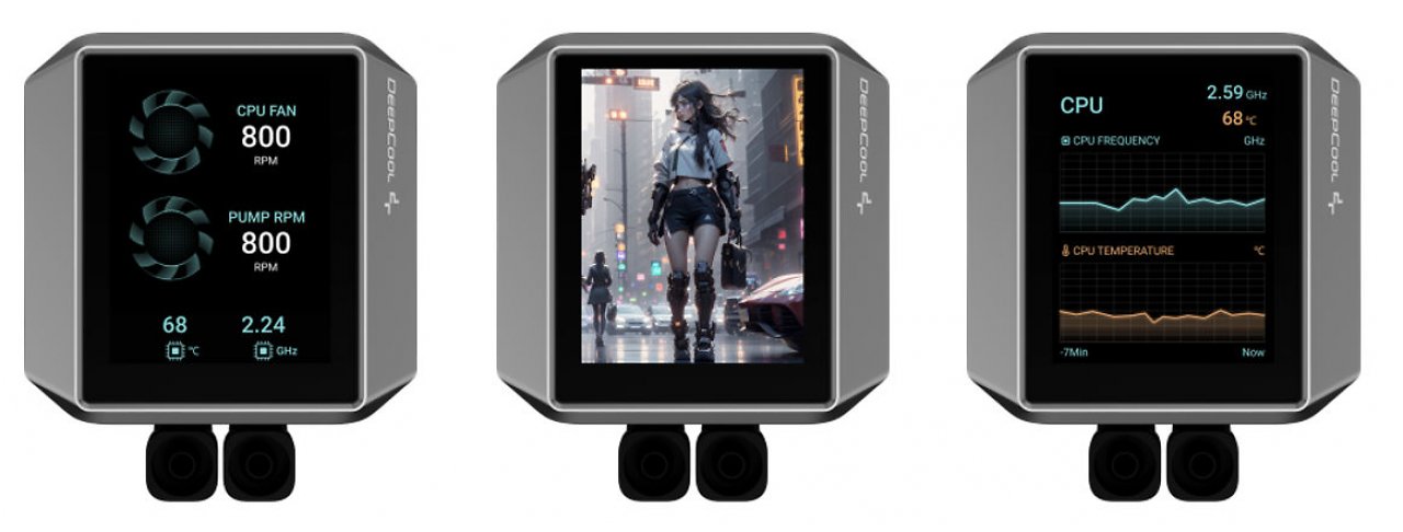 [20/02/2024] Deepcool Mystique: Neuer AiO-Kühler mit Display und verbesserter Pumpe ab 150 Euro (3)