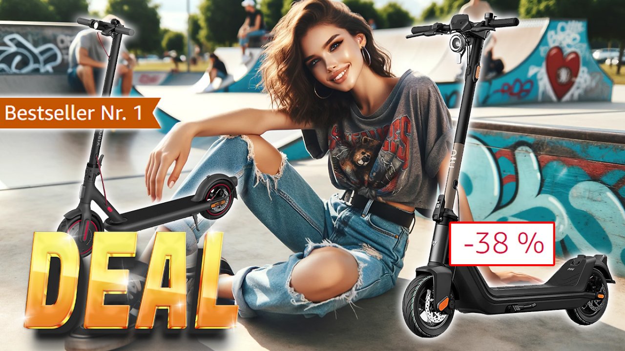 [19/02/2024] Amazon schmeißt E-Scooter raus: Bis zu 38 % und über 300 Euro Rabatt auf Bestseller von Xiaomi und Niu