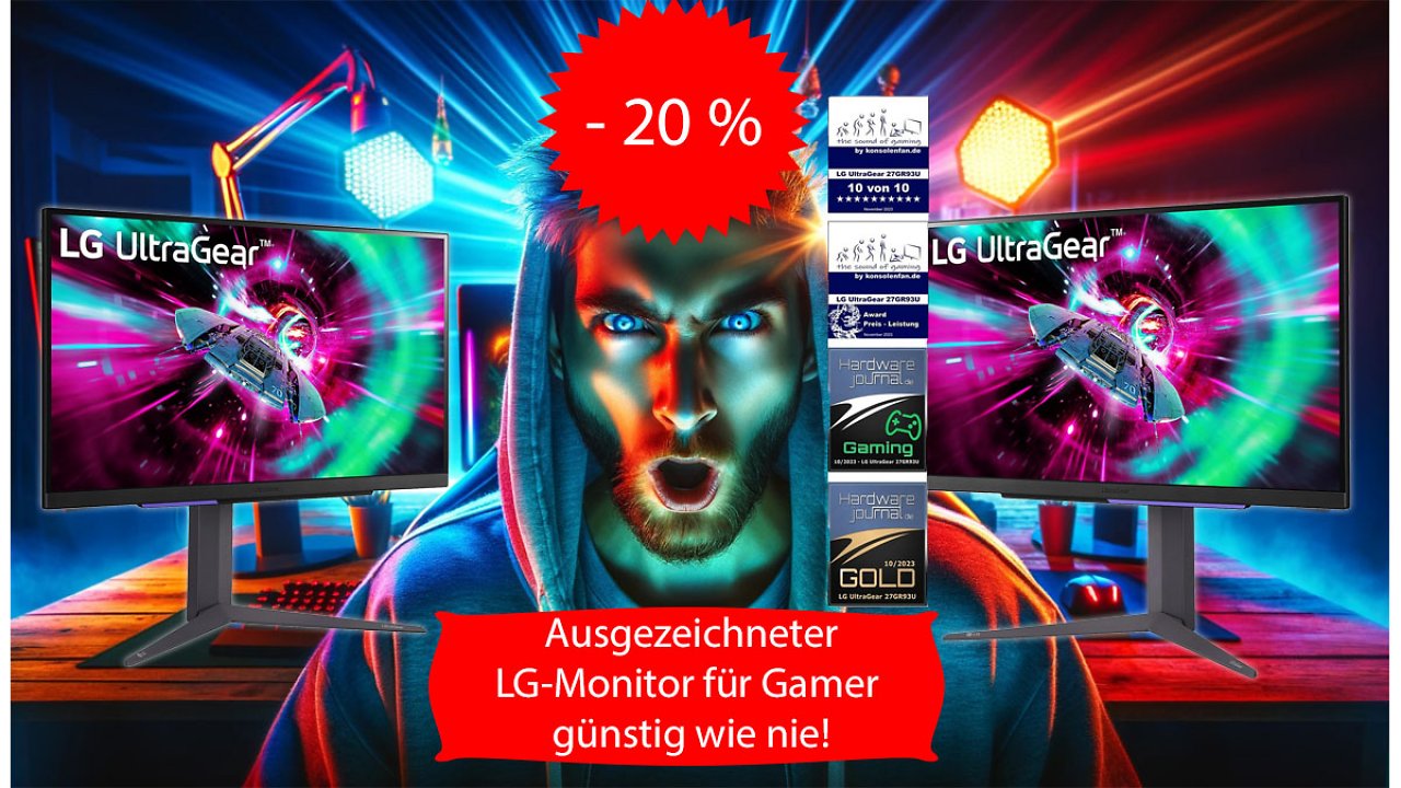 [19/02/2024] LG Gaming Monitor 27GR93U Deal