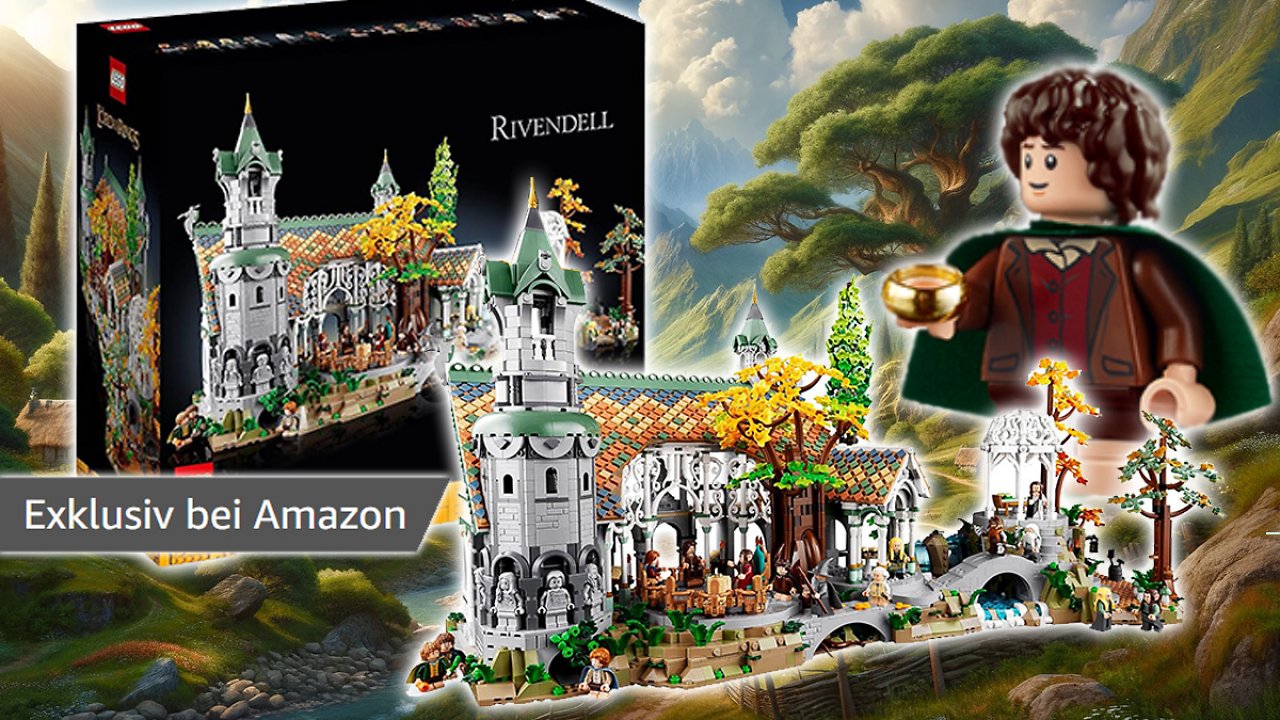 [26/02/2024] Ein Ring, sie zu knechten, ein exklusives Set, sie alle zu bauen: Sichern Sie sich das Lego Icons 'Herr der Ringe Bruchtal' im Amazon-Angebot