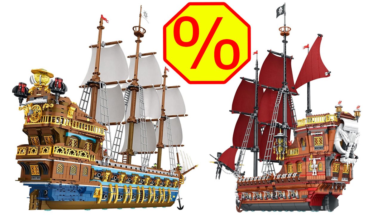 [23/02/2024] Dicke Rabatte auf dicke Pötte: Piratenschiffe für Fans von Lego Piraten bei Amazon