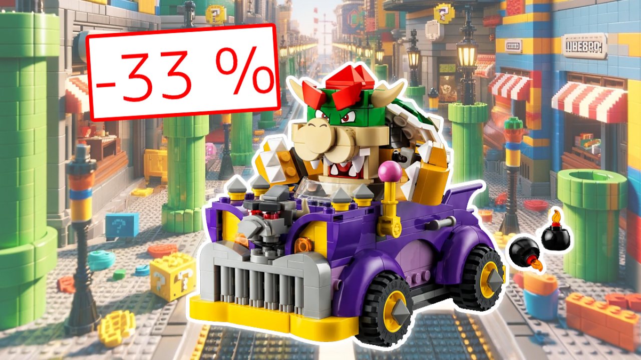 [20/02/2024] Nirgends günstiger: Lego Super Mario Bowsers Monsterkarre für 19,99 Euro bei Amazon