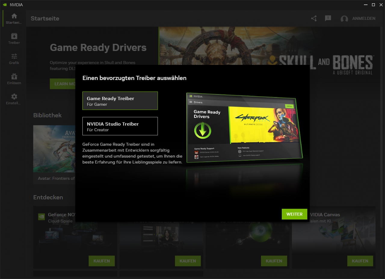 [21/02/2024] Nvidia App (Beta): Setup - Treiberwahl GRD oder Studio