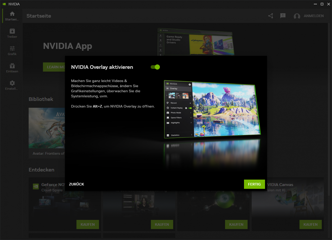[21/02/2024] Nvidia App (Beta): Setup - Nvidia Overlay