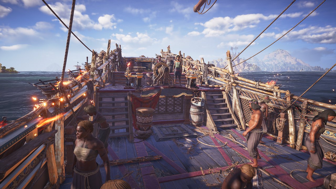 Ohne Raytracing GI auf Schiffen.