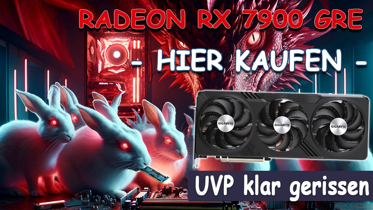 [28/02/2024] RX 7900 GRE kaufen: Den 4070-Super-Konter gibt's an Tag 2 klar unter UVP - ein Ladenhüter? (1)