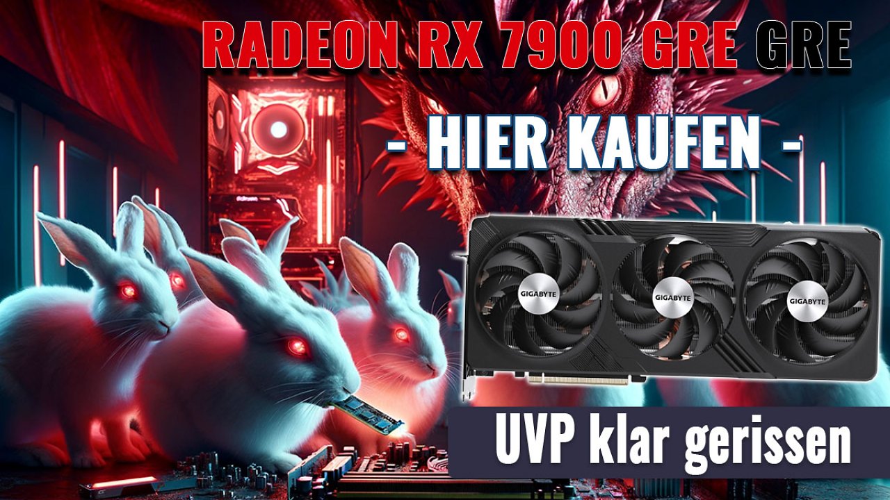 [28/02/2024] RX 7900 GRE kaufen: Den 4070-Super-Konter gibt's an Tag 2 klar unter UVP - ein Ladenhüter? (1)