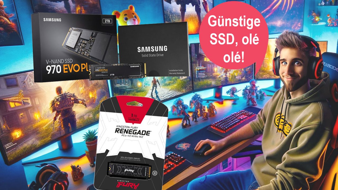 SSD günstiger kaufen: Rabatt-Angebote von Samsung, Seagate & Co. bei der PCGH Cyber Week - nur bis 01. März