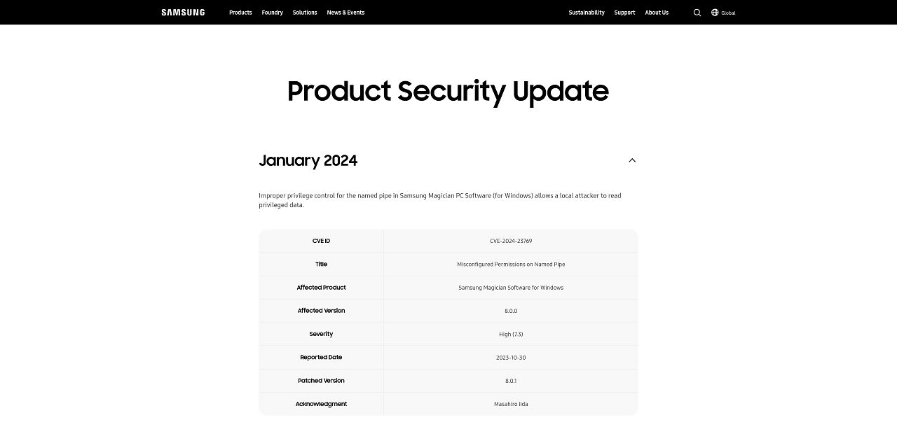 [08/02/2024] Samsung Magician