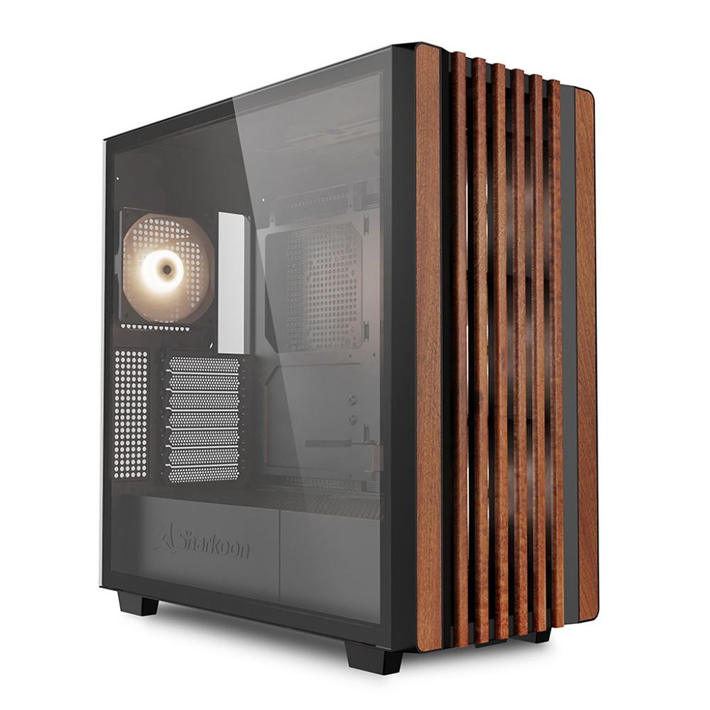 [06/02/2024] Sharkoon C70 RGB: Neuer Midi-Tower mit Holz und bis zu 11 Lüftern angekündigt (4)