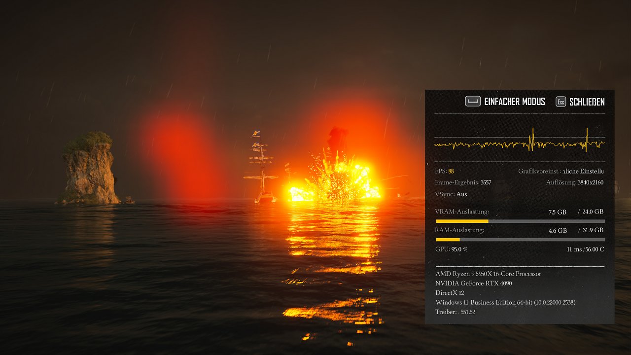 Skull and Bones PC Integrierter Benchmark 2