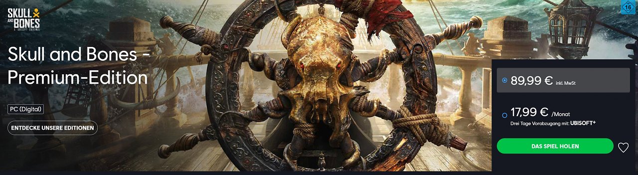 [13/02/2024] Für die Standard-Version wären stolze 60 Euro im Ubisoft-Shop fällig, für die Premium-Variante mit dem früheren Start samt kleineren Extras werden nochmal üppigere 90 Euro verlangt.