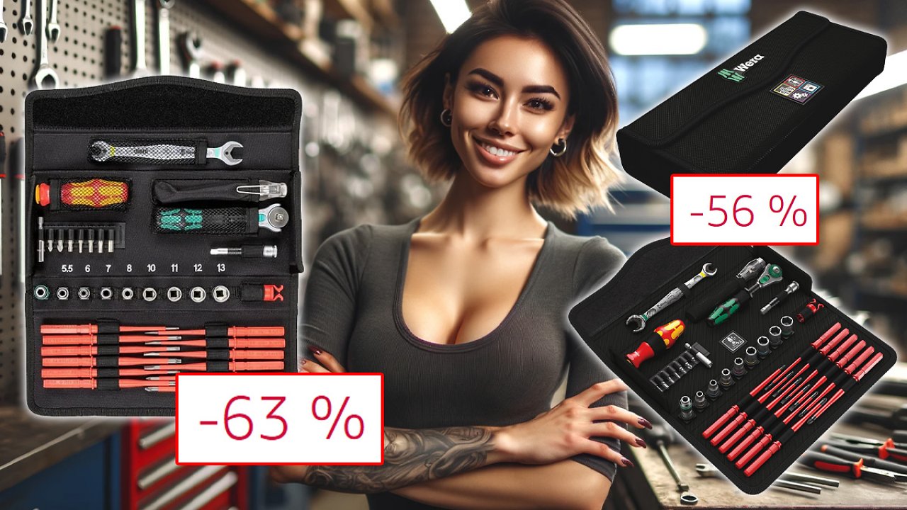 [05/02/2024] Wera-Preiskracher! Knallharte 63 % und über 170 Euro Rabatt auf das 35-teilige Wera Kraftform Kompakt Wartungsset
