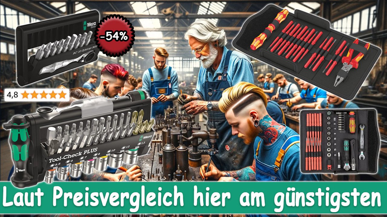 [17/02/2024] Amazon wirft Wera raus: Tool-Check Plus mit Zyklop Mini, Bits, VDE-Klingen und Set mit Knipex Zange zum Bestpreis