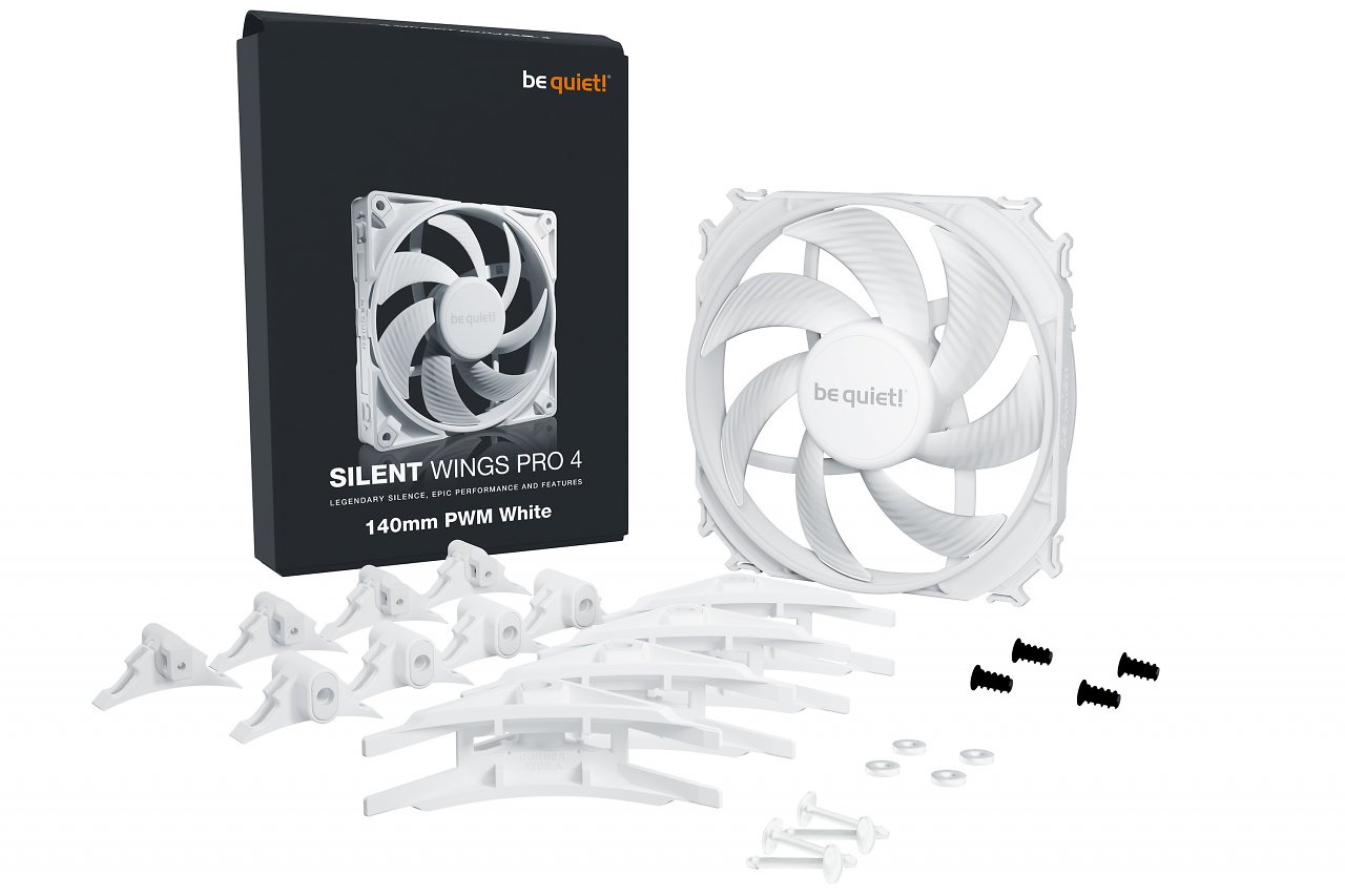 [27/03/2024] Silent Wings 4 White: Be Quiet bringt seine High-End-Lüfter in Wei (11)