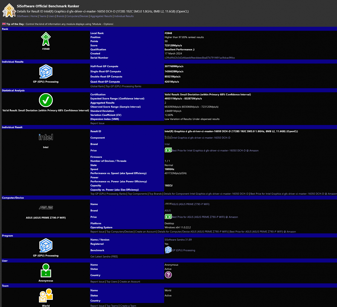 Xe²-HPG ("Battlemage") mit 3.072 Shader-Einheiten