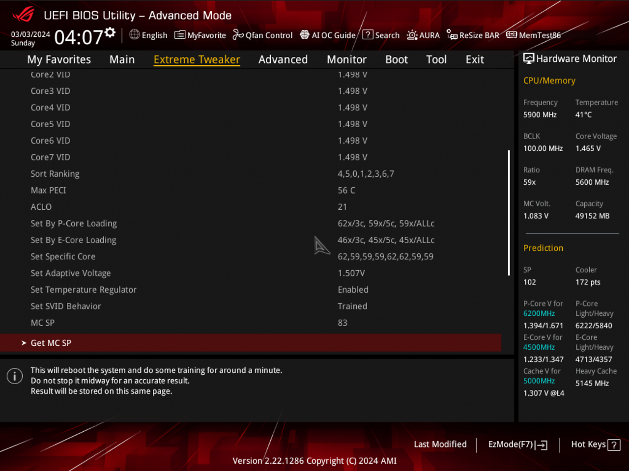 [04/03/2024] Intel Core i9-14900KS