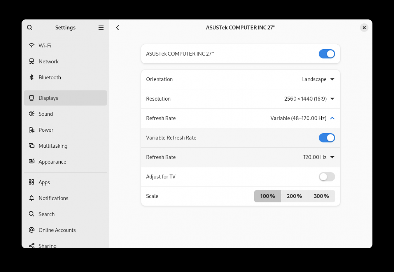 [05/03/2024] VRR in Gnome 46