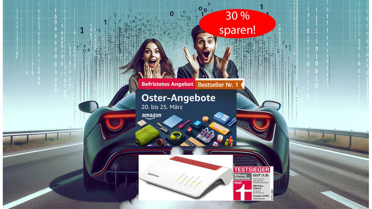 [19/03/2024] AVM FritzBox 7590 AX Deal Ostern