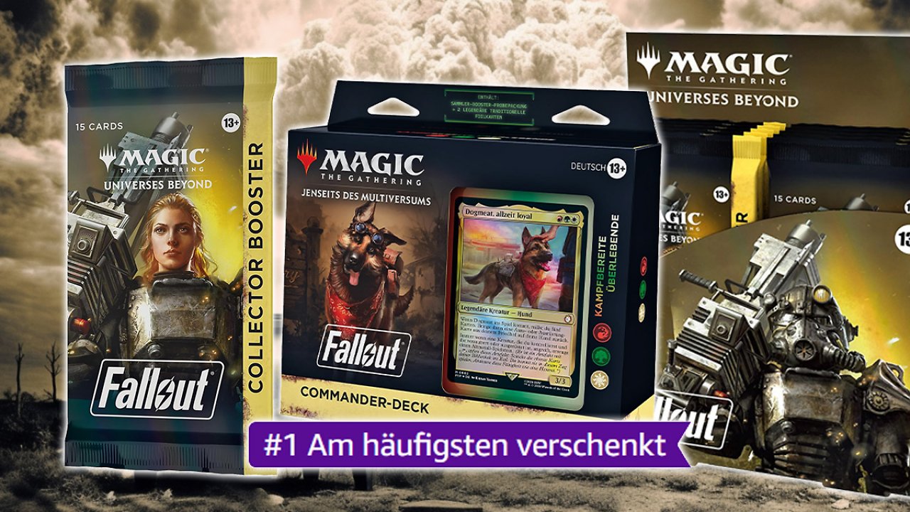 [18/03/2024] Passend zur Fallout-Serie auf Amazon Prime: Magic: The Gathering-Fallout-Commander-Decks und Booster jetzt auf Amazon verfügbar - Erste Produkte bereits vergriffen!
